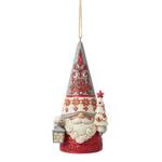 Jim Shore Heartwood Creek Nordic Noel - Gnome with Tree Hanging Ornament