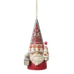 Jim Shore Heartwood Creek Nordic Noel - Gnome with Tree Hanging Ornament