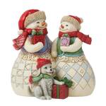 PRE PRODUCTION SAMPLE - Jim Shore Heartwood Creek - Snow Couple with Puppy