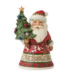 PRE PRODUCTION SAMPLE - Jim Shore Heartwood Creek - Mini Santa Holding Tree