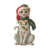 Jim Shore Heartwood Creek - Mini Christmas Cat