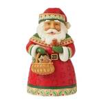 PRE PRODUCTION SAMPLE - Jim Shore Heartwood Creek - Santa With Cookies Pint Sized