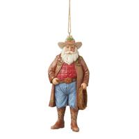 Jim Shore Heartwood Creek - Western Santa Hanging Ornament