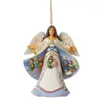 Jim Shore Heartwood Creek - Angel Nativity Scene Coat Hanging Ornament