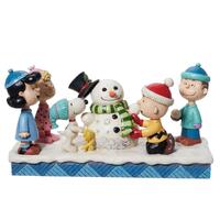 Peanuts by Jim Shore - Gang Building A Snowman