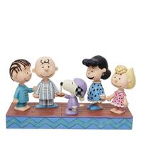 Peanuts by Jim Shore - The Gang in Christmas PJ's