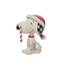 Peanuts by Jim Shore - Snoopy with Candy Cane Mini Figurine