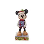 Jim Shore Disney Traditions - Mickey Secret Santa Christmas Figurine
