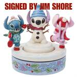 Jim Shore Disney Traditions - Stitch & Angel - Snowy Shenanigans Christmas Figurine (Signed by Jim Shore)