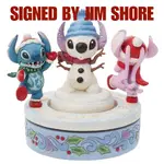 Jim Shore Disney Traditions - Stitch & Angel - Snowy Shenanigans Christmas Figurine (Signed by Jim Shore)