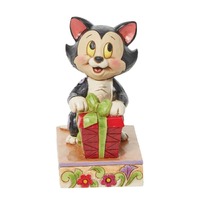 Jim Shore Disney Traditions - Pinocchio - Figaro Festive Feline