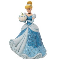 Jim Shore Disney Traditions - Cinderella - The Iconic Pumpkin Deluxe Figurine