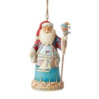 Jim Shore Heartwood Creek Coastal Christmas - Sailing Santa Hanging Ornament