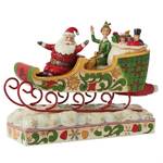 PRE PRODUCTION SAMPLE - Elf by Jim Shore - Buddy & Santa In Sleigh