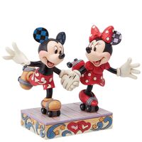 Jim Shore Disney Traditions - Mickey & Minnie - A Sweet Skate