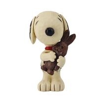 Peanuts by Jim Shore - Snoopy With Chocolate Bunny Mini Figurine