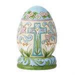 PRE PRODUCTION SAMPLE - Jim Shore Heartwood Creek - He Is Risen Easter Egg
