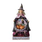 PRE PRODUCTION SAMPLE - Jim Shore Heartwood Creek Halloween - Witch with Pumpkins Skirt