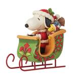 Peanuts by Jim Shore - Snoopy & Woodstock in Sleigh