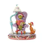 Dr Seuss The Grinch by Jim Shore - Grinch Reading in Chair