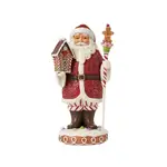 Jim Shore Heartwood Creek Gingerbread Christmas - Gingerbread Santa with Staff