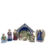 Jim Shore Heartwood Creek - Nativity Figurines 10pc Set 28cm