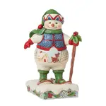 Jim Shore Heartwood Creek - Snowman Wearing Snowshoes