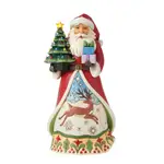 Jim Shore Heartwood Creek - Santa Vintage LED Tree