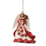 Jim Shore Heartwood Creek - Red Angel with Cardinals Hanging Ornament