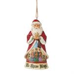 PRE PRODUCTION SAMPLE - Jim Shore Heartwood Creek Song Series - We Three Kings Santa Hanging Ornament