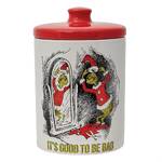 PRE PRODUCTION SAMPLE - Dr Seuss The Grinch by Dept 56 - Classic Santa Grinch Canister