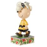 PRE PRODUCTION SAMPLE - Peanuts by Jim Shore - Snoopy on Charlie Brown's Head