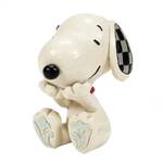 PRE PRODUCTION SAMPLE - Peanuts by Jim Shore - Snoopy Laughing Mini Figurine