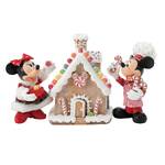 Possible Dreams Disney by Dept 56 - Minnie & Mickey's Gingerbread House (Set of 3)