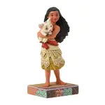 Jim Shore Disney Traditions - Moana Holding Pua - Wayfinder's Best Friend