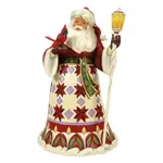 Jim Shore Heartwood Creek - Santa with Cardinal on Hand