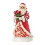 Jim Shore Heartwood Creek Blooms of the Season - Santa with Blooming Amaryllis