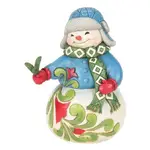 Jim Shore Heartwood Creek - Snowman with Evergreen Sprig