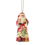 Jim Shore Heartwood Creek - Santa with Pets Hanging Ornament