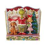 Dr Seuss The Grinch by Jim Shore - Grinch with Max and Cindy-Lou Storybook