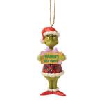 Dr Seuss The Grinch by Jim Shore - Grinch Message Hanging Ornament