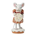 Jim Shore Heartwood Creek Gingerbread Christmas - Mouse Girl with Cookie