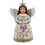 Jim Shore Heartwood Creek - Quilt Angel Hanging Ornament