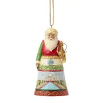 Jim Shore Heartwood Creek Santas Around The World - Indian Santa Hanging Ornament