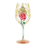 Disney Lolita Stemmed Wine Glass - Belle 'Bold Like a Rose'