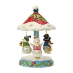 Jim Shore Heartwood Creek - Rotating Snowman Carousel