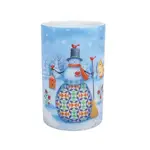 Jim Shore Heartwood Creek - Snowman with Cardinals Candle Sleeve