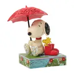 Peanuts by Jim Shore - Snoopy Holding Umbrella
