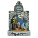 Jim Shore Disney Traditions - Haunted Mansion Diorama - Ghostly Graveyard Guardian