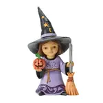 Jim Shore Heartwood Creek Halloween - Witch with Broom